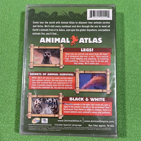 Kids Animal Atlas Kid Friendly DVD’s & Time Life Amazing Baby Animals - Picture 8 of 9